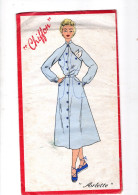 Patron De Couture " CHIFFON " . Modèle Arlette . LE PATRON BIEN EXPLIQUE . - Altri & Non Classificati