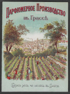 PETIT  LIVRET  SUR LA PARFUMERIE A GRASSE  DEBUT  1900  EN  RUSSE - Libros