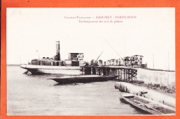 33001 ️ PORTO-NOVO Dahomey ◉ Afrique Occidentale Colonies Françaises (•◡•) Embarquement Noix De Palmes ◉ Coll BESSON - Dahomey