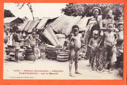 33254 / ️ Ethnic PORTO-NOVO Dahomey ◉ Afrique Occidentale Française (•◡•) Sur Le Marché 1905s ◉ FORTIER 3023 Dakar AOF - Dahomey