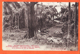 33198 /  PORTO-NOVO Dahomey ◉ Afrique Occidentale (•◡•) Paysage Entre Lagune Et Chemin Fer De SAKETE  ◉ FORTIER 3012 - Dahomey