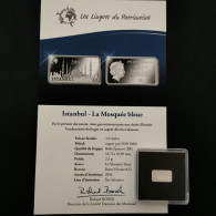 LINGOT 2.5g ARGENT 999‰ BE / ISTANBUL LA MOSQUEE BLEUE HALF DOLLAR 2016 SALOMON ISLANDS - Salomon