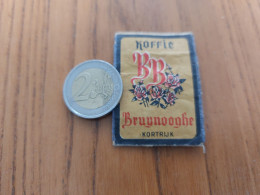 Ancienne étiquette Boîte D'allumettes Belgique "koffie Bruynooghe" (café) - Matchbox Labels