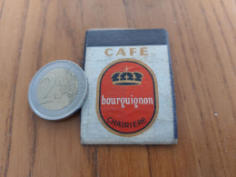 Ancienne étiquette Boîte D'allumettes Belgique "CAFE Bourguignon CHAIRIERE" - Matchbox Labels