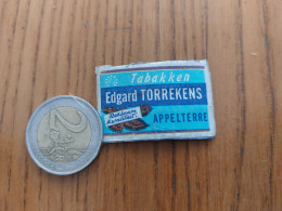 Ancienne Petite étiquette Boîte D'allumettes Belgique "Tabakken Edgard TORREKENS APPELTERRE" - Matchbox Labels