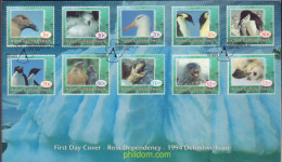 397836 MNH NUEVA ZELANDA. Dependencia Ross 1994 FAUNA MARINA - Neufs