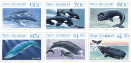44679 MNH NUEVA ZELANDA. Dependencia Ross 1988 BALLENAS - Neufs
