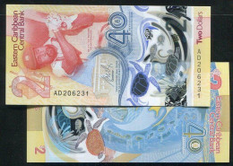E. Caribbean,P61,2 Dollar, 2023  UNC - East Carribeans