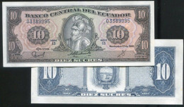 Ecuador , P121 , 10-SUR. , 88.11.22 UNC - Ecuador