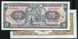 Ecuador , P121A , 20-SUR. , 1988 , UNC - Ecuador