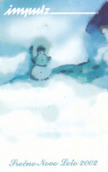 Slovenije - Impulz - Happy New Year 2002 - 25imp - Christmas - Snowman - Slovenia