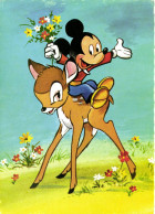 Delcampe - PC DISNEY, MICKEY MOUSE, BAMBI, Vintage Postcard (b28619) - Sonstige & Ohne Zuordnung