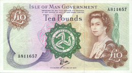 Isle Of Man P-36b 10 Pounds (1981) Series A - Other & Unclassified