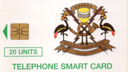 UGANDA - CHIP CARD - TELECOM LOGO 20 UNITS - Uganda