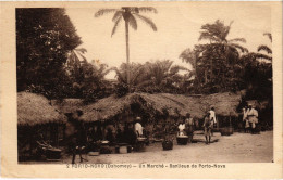 CPA DAHOMEY - Porto-Novo - Un Marché - Banlleue De Porto-Novo (86840) - Dahomey