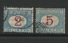● ITALIA REGNO 1903 ֍ N. 31 E 32 Usati ● Cat. 130 € Al 8% ● SEGNATASSE ● Serie Completa ● Lotto N. 1934 ● - Postage Due