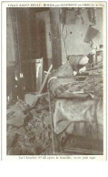 95.MOURS.PAR BEAUMONT SUR OISE.VILLA SAINT REGIS.LA CHAMBRE N°43 APRES LA BATAILLE.11-12 JUIN 1940 - Mours