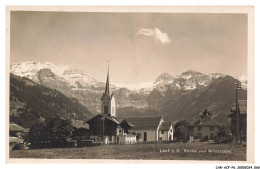 CAR-ACFP6-0461-SUISSE - LENK - Kirche Und Wildstrubel - Lenk Im Simmental