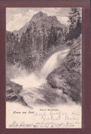 Gruss Aus LENK - Oberer Simmenfall - 1903 - Lenk Im Simmental