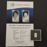 LINGOT 2.5g ARGENT 999‰ BE / NEW YORK STATUE DE LA LIBERTE / HALF DOLLAR 2015 SALOMON ISLANDS - Salomon