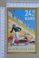 POSTCARD  - CARTAZ   - AUTOMOBILISMO - 2 SCANS  - (Nº61164) - Le Mans