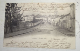Cpa   70 Haute Saône   Amance Grande Rue 1903 - Amance
