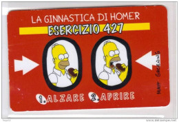 Kinder Ferrero The Simpson Tessera 9 - Altri & Non Classificati