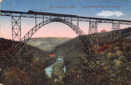 A243 Germany Bergische Land Kaiser Wilhelm Bridge Steam Train Viaduct Postcard - Playing Cards