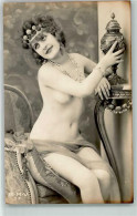 13265434 - Serie B.M.V. 37 Nude Mit Schmuck -  Duftgefaess In Jugendstil - Lapinot