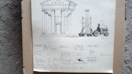 Disegno Con Vari Autografi.Opera Inedita - Schilders & Beeldhouwers
