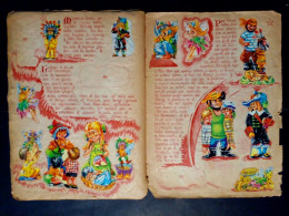 Album De Figurines Diverses Avec Livre De Contes De Cendrillon Et Peter Pan. - Altri & Non Classificati