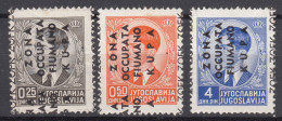 Italy Yugoslavia Occupation Fiumano Kupa 1941 Sassone#1b,2b,6b Vertical Overprint, Mint Never Hinged Rarity - Fiume & Kupa