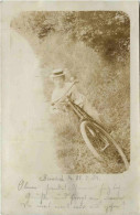 Reinbeck - Frau Mit Fahrrad - Reinbek
