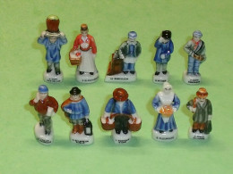 TC6 / Fève / Série De Fèves Complète : Les Petits Métiers Rois 1994 - Characters