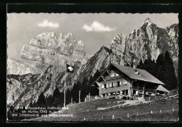 AK Mollis, Berggasthaus Frohnalpstock Mit Scheienstock Und Mürtschenstock - Mollis