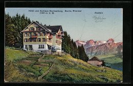AK Buchs, Hotel Und Kurhaus Buchserberg Mit Alpstein - Buchs