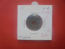 OUGREE (Province De Liège) 5 Centimes "Alimentations"  TYPE 1 (A.15) - Monetary / Of Necessity