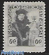 Czechoslovkia 1920 Printed On The Back., Unused (hinged), Various - Errors, Misprints, Plate Flaws - Sonstige & Ohne Zuordnung