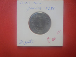 SOIGNIES (?) BOULANGERIE COOPERATIVE OUVRIERE 1 Franc (A.15) - Monetary / Of Necessity