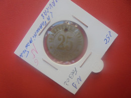 VERVIERS (Prov. De Liège) "La Franchimontoise" 25 Centimes (A.15) - Monetary / Of Necessity