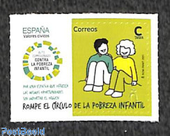 Spain 2021 Against Children Poverty 1v S-a, Mint NH - Ongebruikt