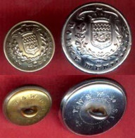 ** BOUTONS  POLICE  MUNICIPALE  +  4  AUTRES ** - Police