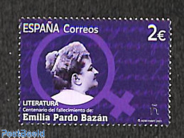 Spain 2021 Emilia Pardo Bazan 1v, Mint NH, Art - Authors - Ongebruikt