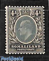 British Somalia 1905 4A, WM Mult. Crown-CA, Stamp Out Of Set, Unused (hinged) - Somaliland (Protectorate ...-1959)
