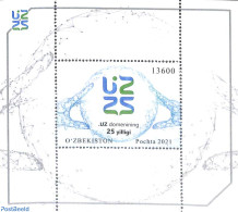 Uzbekistan 2021 25 Years .UZ Domain Names, Mint NH, Science - Computers & IT - Computers