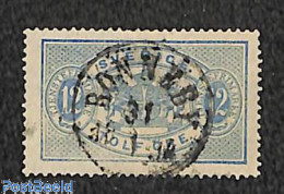 Sweden 1881 12o, On Service, Perf. 13, Used, BONNEBY, Used Stamps - Autres & Non Classés
