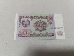 Billete Tayikistan, 20 Rublos. Serie AA, Año 1994, UNC - Tajikistan