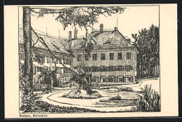 AK Herisau, Kurhaus, Gartenseite - Herisau