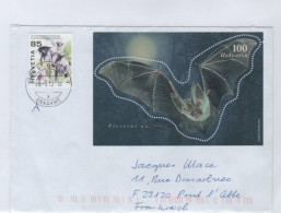 SUISSE Lettre Pour La France   (beau Timbre Chauve-souris ) Du 28.09.2012 - Lettres & Documents