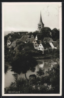 AK Sindelfingen, Partie Am See, Kirchturm - Sindelfingen